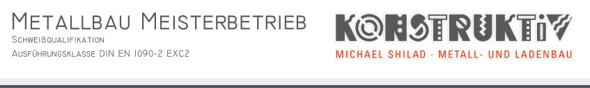 Metallbau Meisterbetrieb Schweißqualifikation Ausführungsklasse DIN EN 1090-2 EXC2